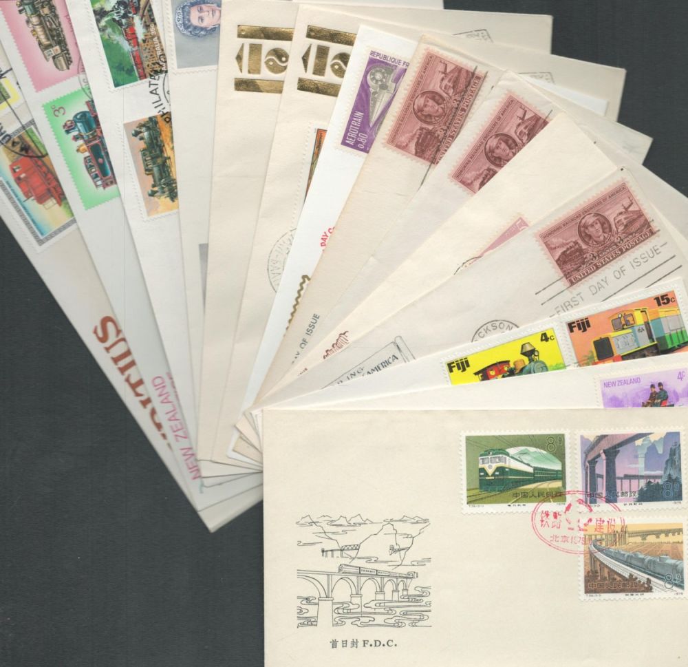 Lot 400: First Day Cover Collection. 14 FDCs with Interesting...