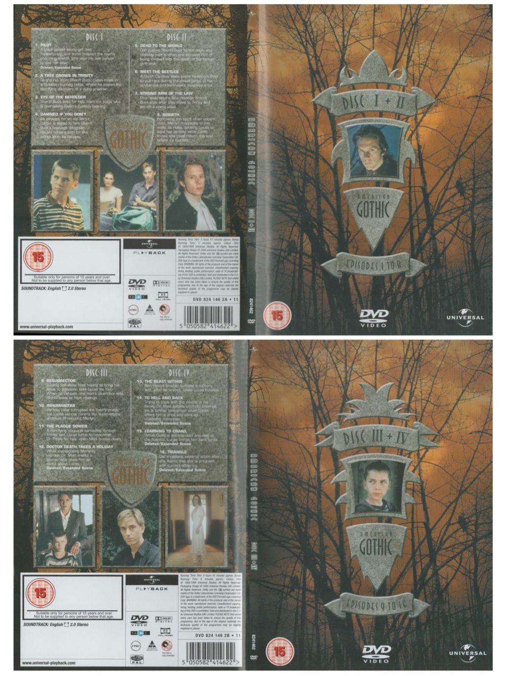 Lot 440: DVD American Gothic Episodes 1 to 8 Disc...
