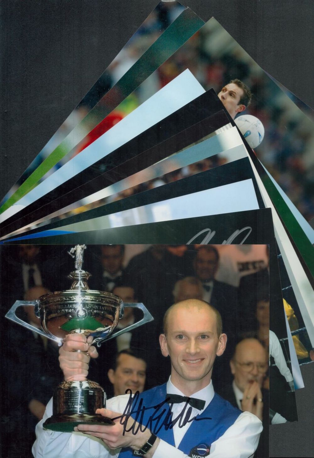 Lot 29: Sport collection 12, signed assorted photos includes some...