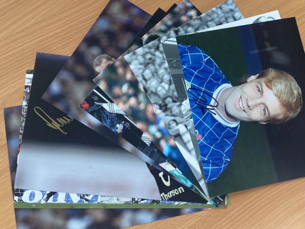 Lot 42: Sport collection 10 signed assorted photo`s includes some...