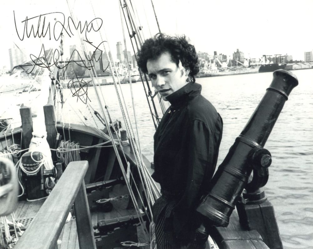 Lot 557: Adam Ant 1980's pop star with a string...