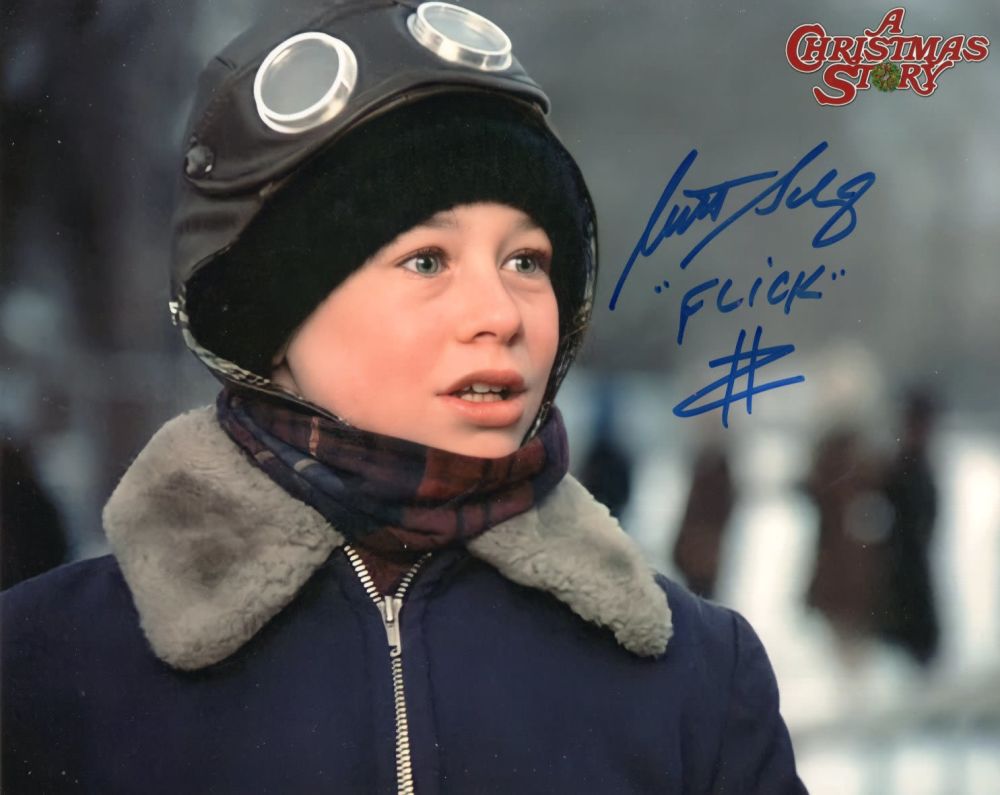 Lot 573: A Christmas Story movie scene 8x10 photo signed...