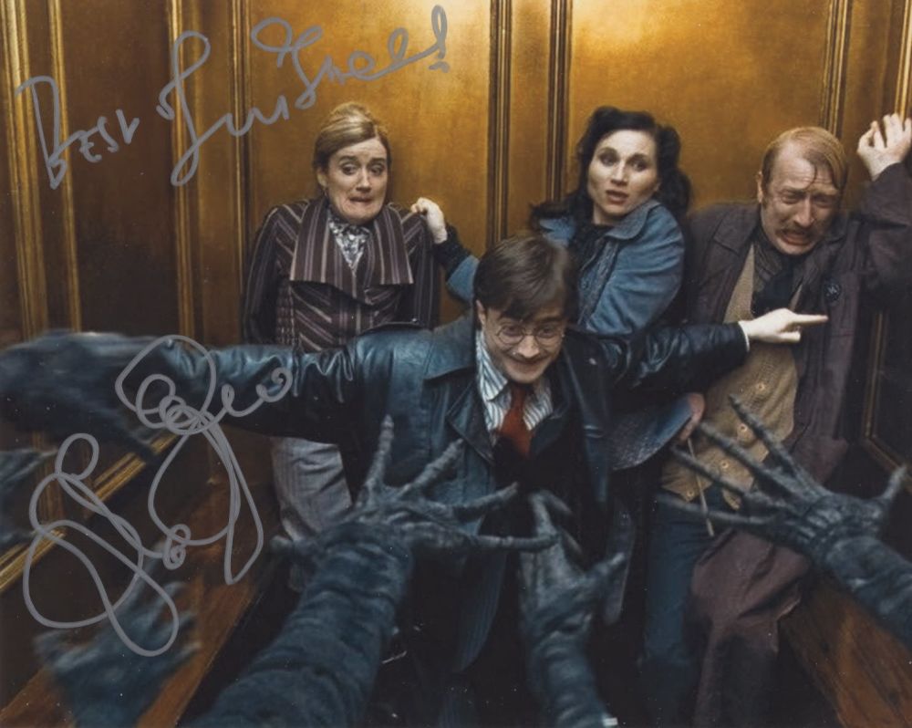 Lot 584: Harry Potter and the Deathly Hallows 8x10 inch...