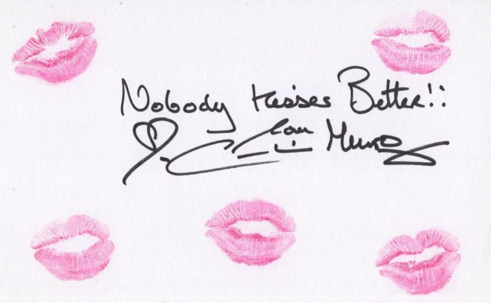 Lot 597: 007 James Bond actress Caroline Munro signed 8x5...