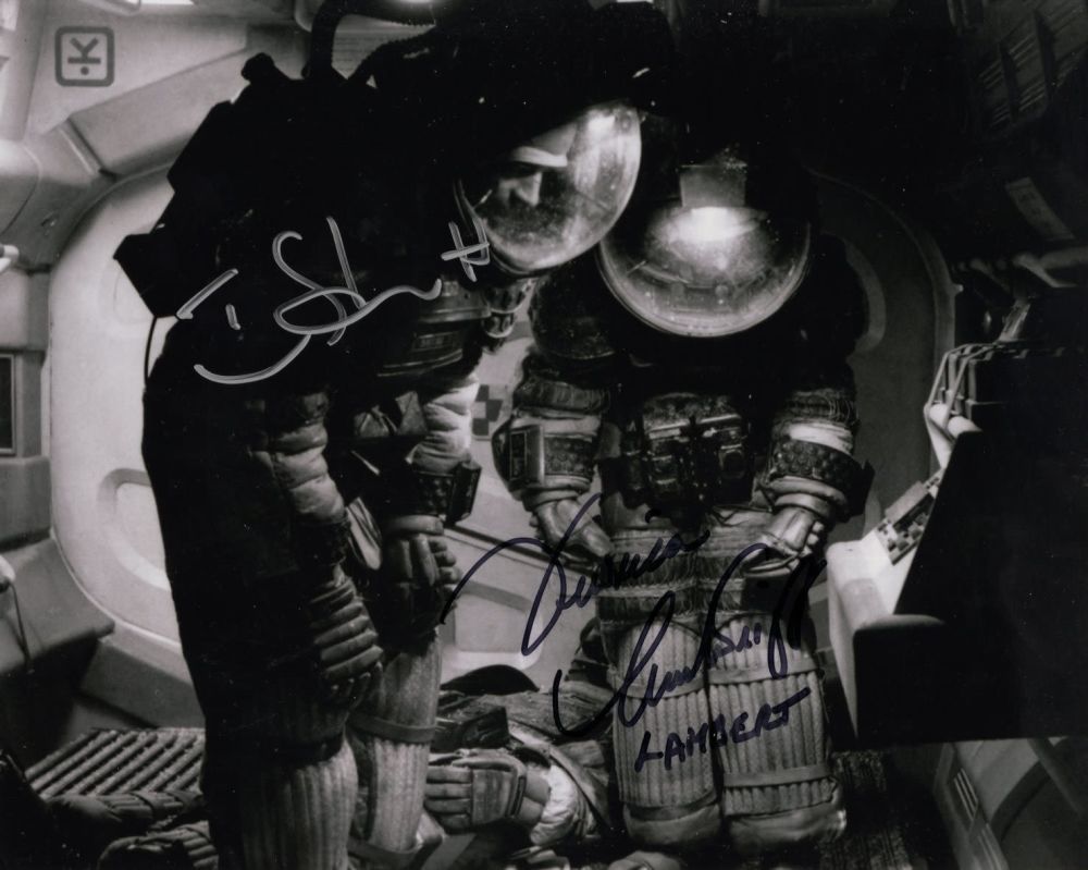 Lot 604: Alien, epic science fiction movie 8x10 photo signed...