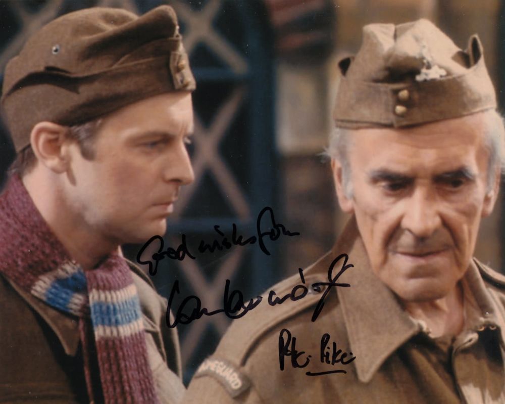 Lot 622: Dad's Army 1970's comedy series 8x10 photo signed...