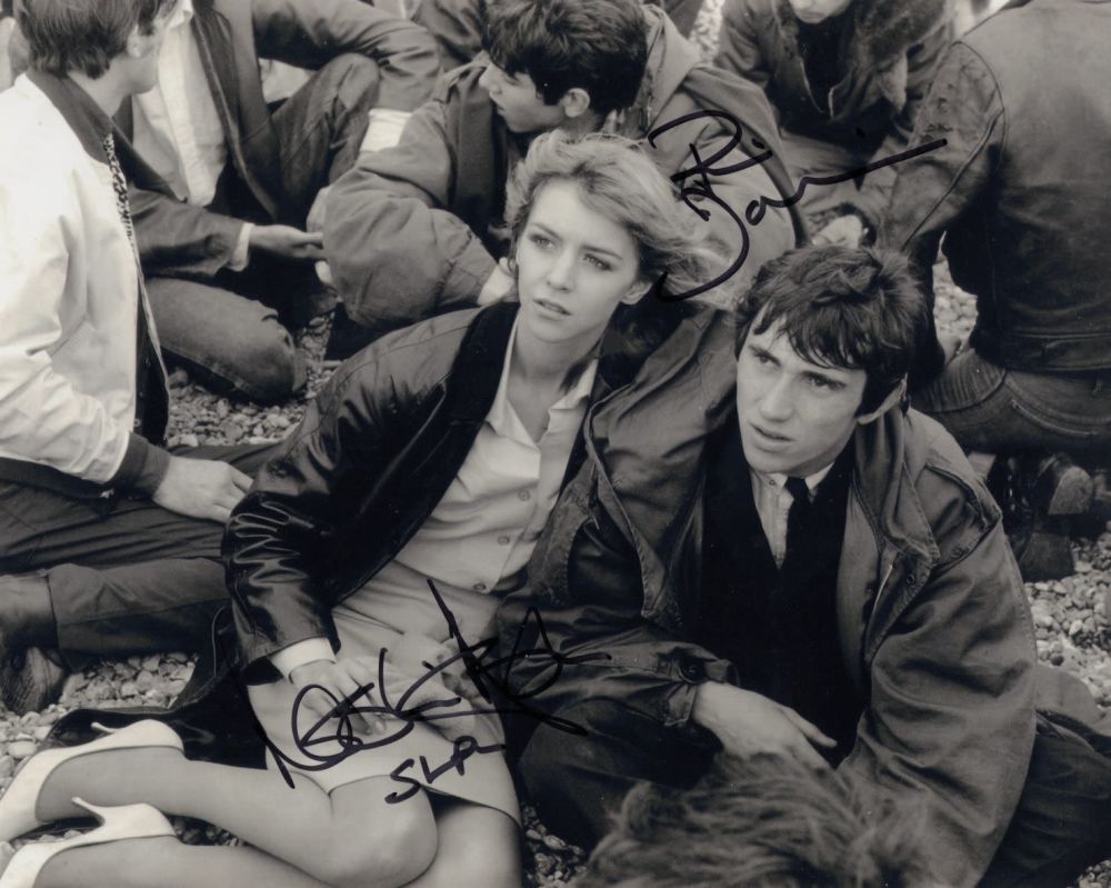 Lot 662: Quadrophenia 8x10 movie scene photo signed by both...