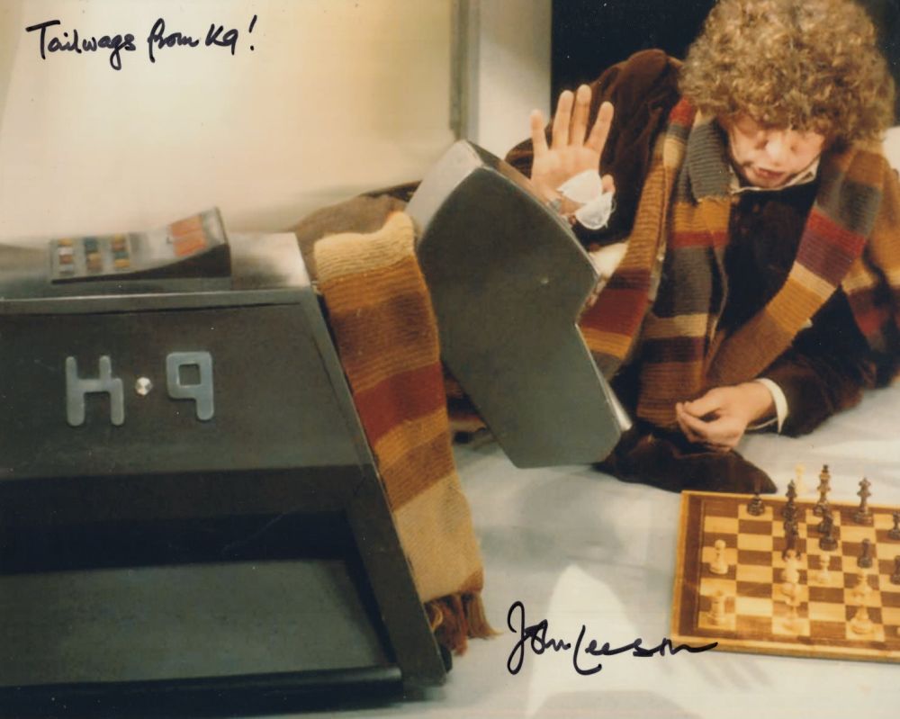 Lot 675: Doctor Who 8x10 photo signed by actor John...