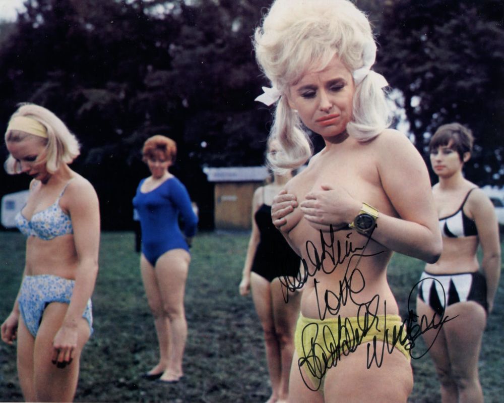 Lot 682: Carry On Camping comedy movie 8x10 photo signed...