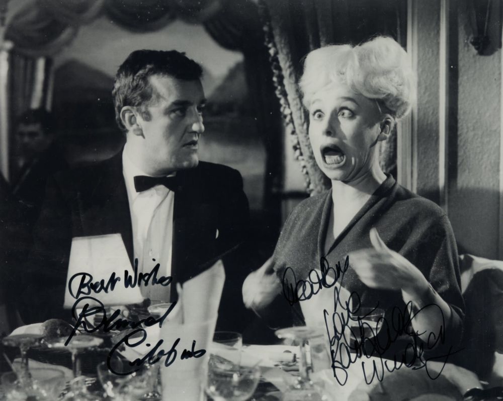 Lot 683: Carry On Spying comedy movie 8x10 photo signed...