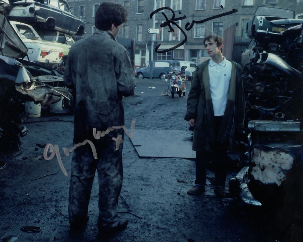 Lot 698: Quadrophenia 8x10 movie scene photo signed by both...