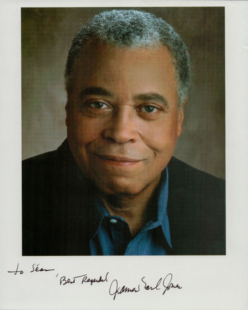 Lot 154: James Earl Jones signed 10x8 inch colour photo...