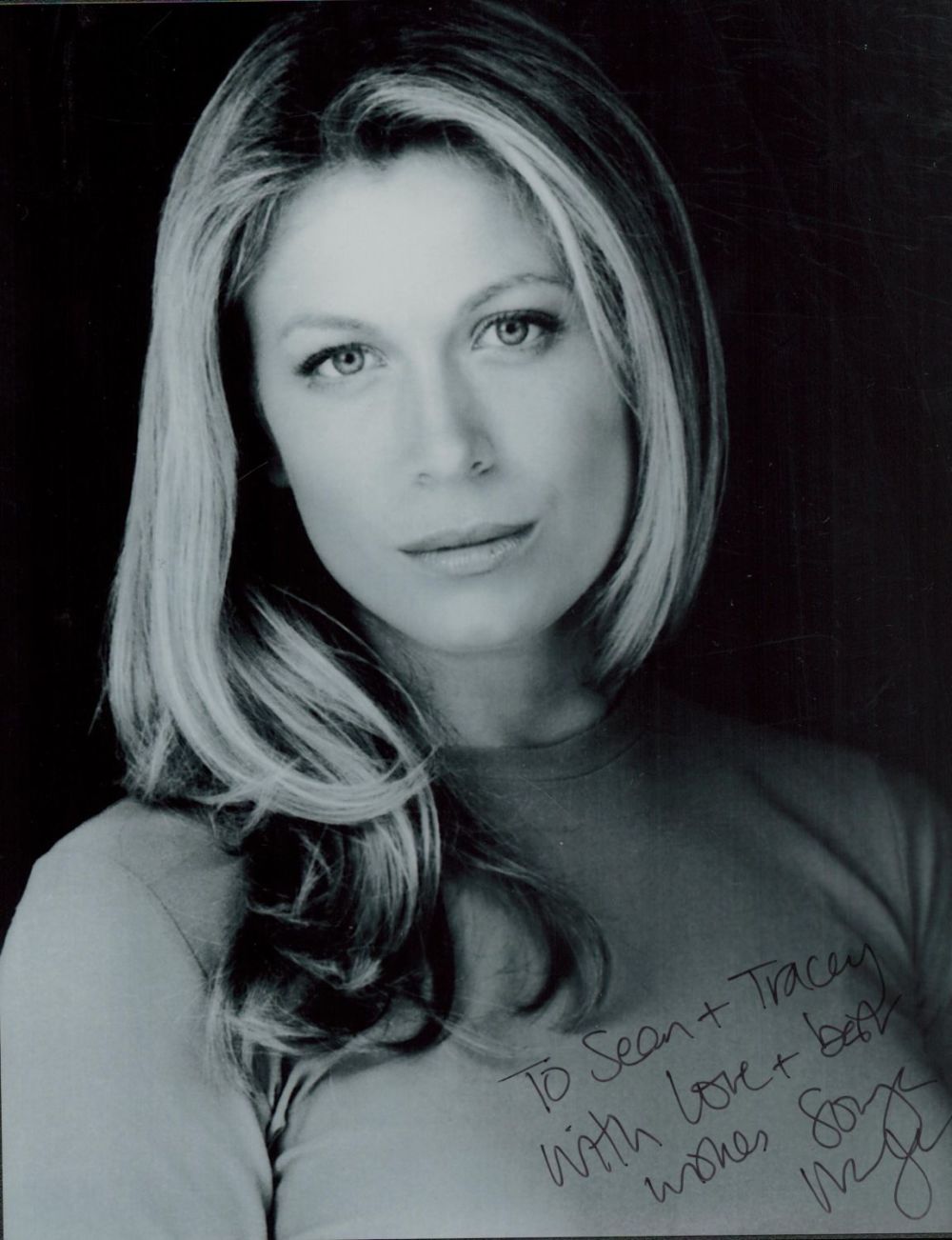 Lot 175: Sonya Walger signed 10x8 inch black and white...