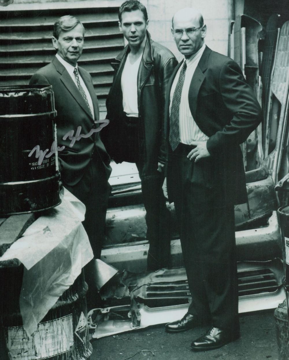 Lot 192: William B Davis signed 10x8 inch black and...