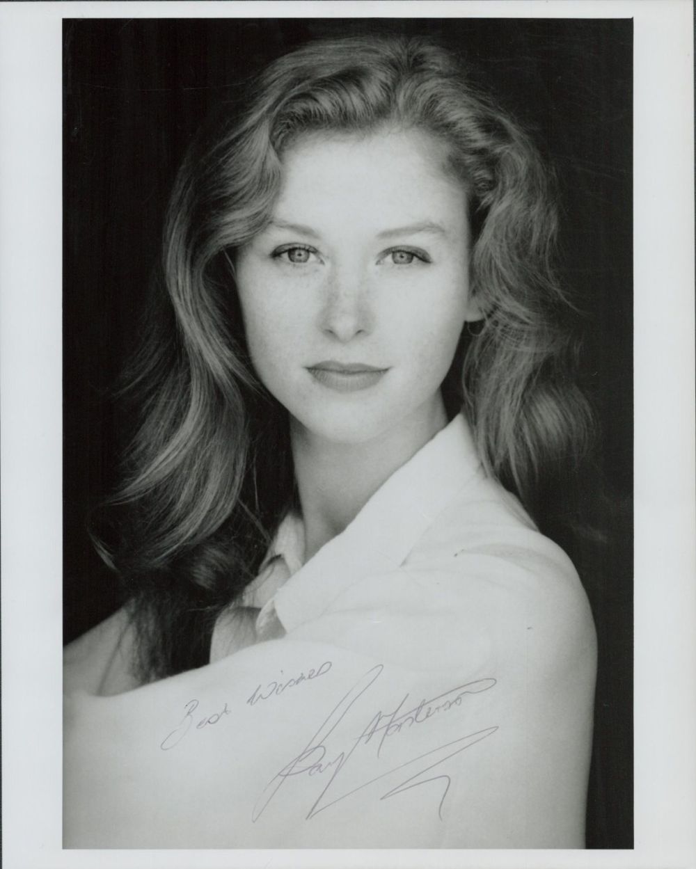 Lot 195: Fay  Masterson signed 10x8 inch black and white...
