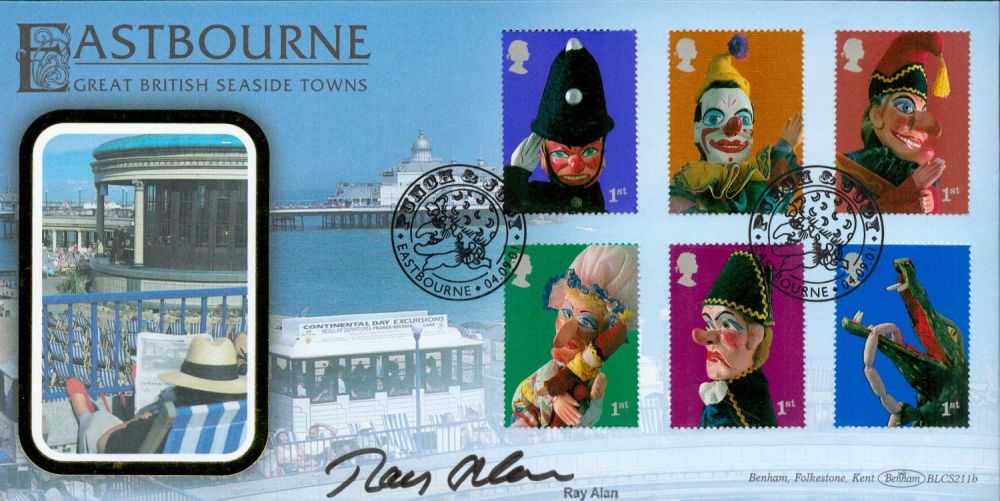 Lot 341: Ray Alan Eastbourne Great British Seaside Town FDC...