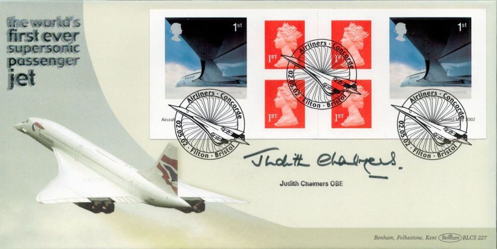 Lot 356: Judith Chalmers signed The world's first supersonic passenger...