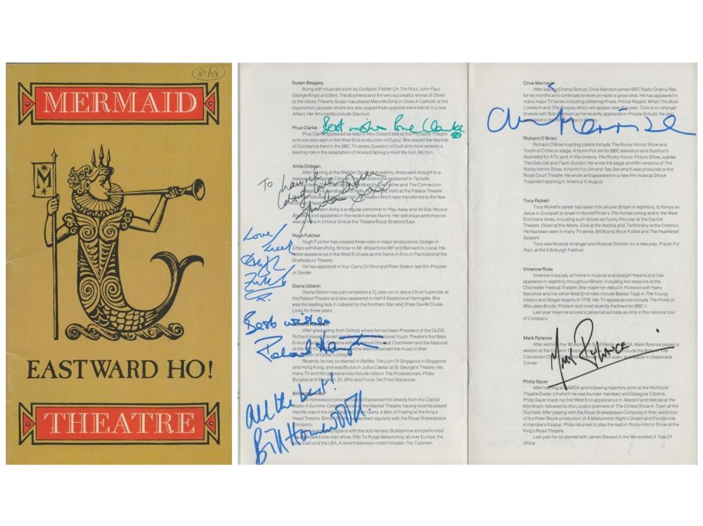 Lot 426: Mark Rylance, Anita Dobson, Richard O'Brien and more...