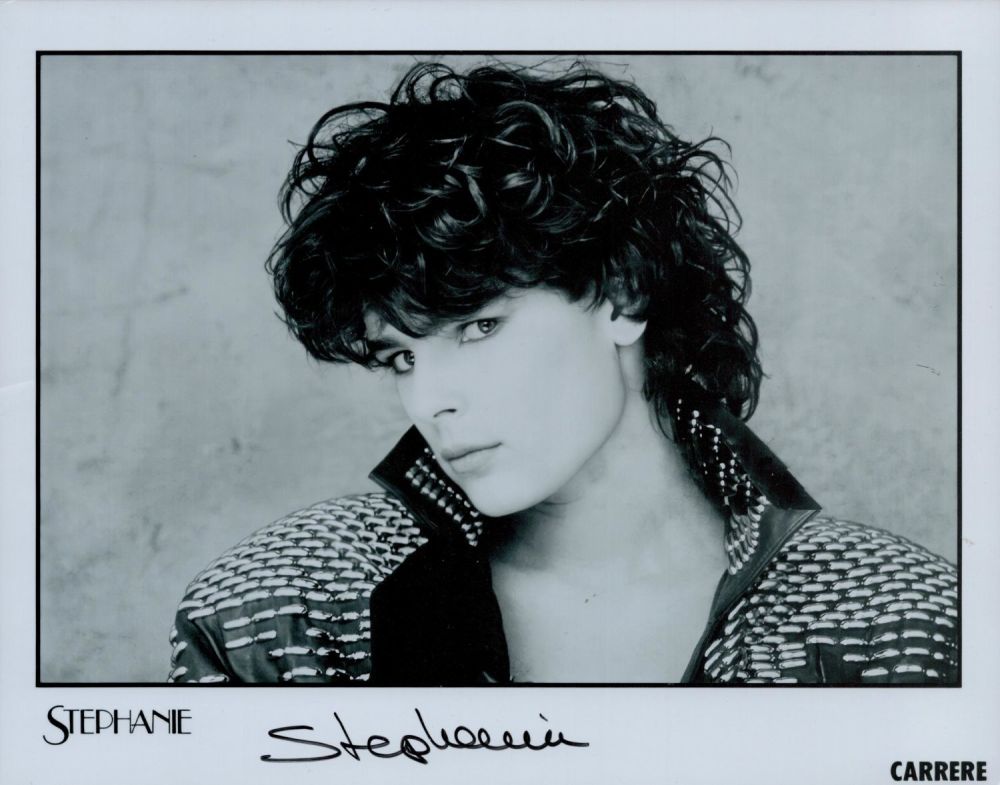 Lot 441: Princess Stephanie signed 10x8inch black and white photo....