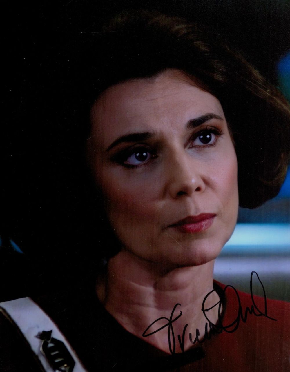 Lot 443: Tricia O'Neill signed 10x8inch colour photo. Good condition....