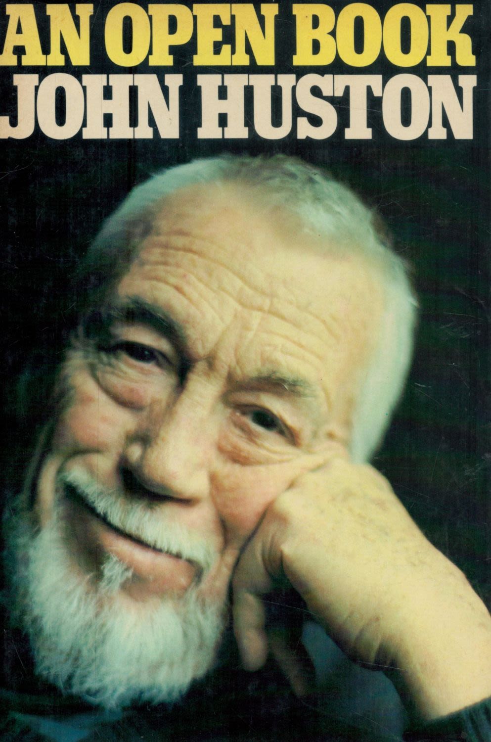 Lot 175: An Open Book by John Huston 1981 hardback...