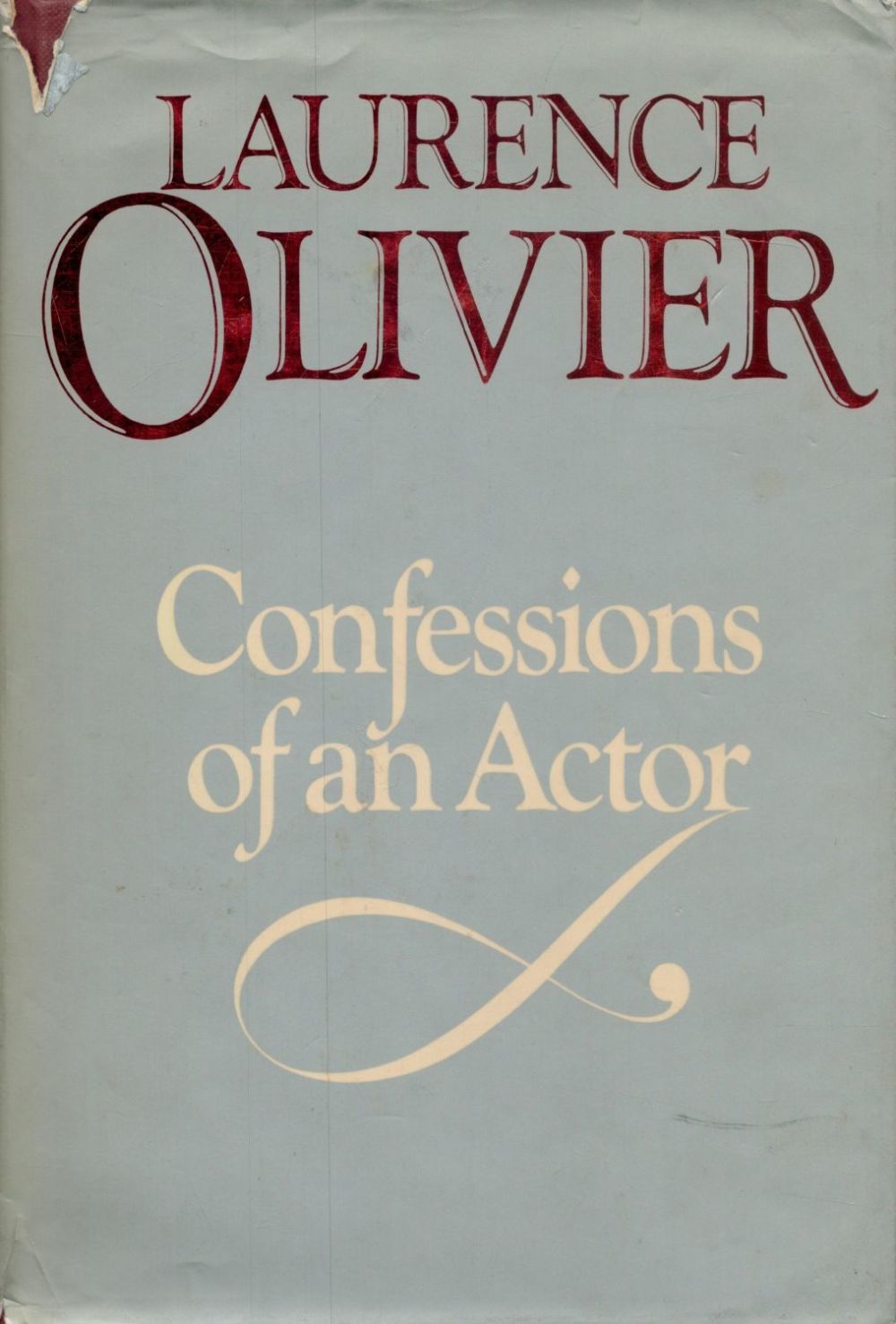 Lot 189: Confessions of an Actor by Laurence Olivier 1982...