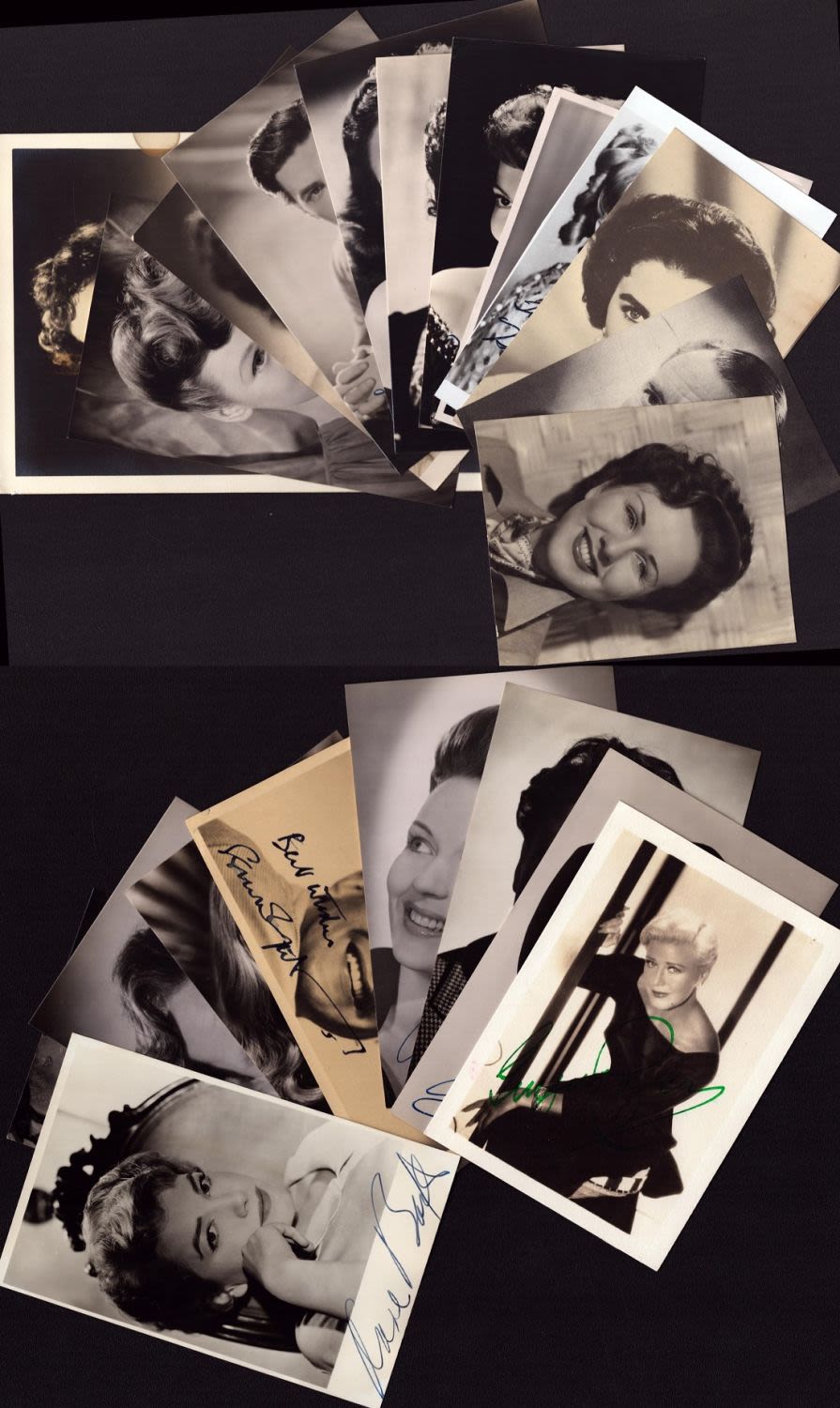 Lot 3: Vintage Entertainment photo collection of 20+ signed with...