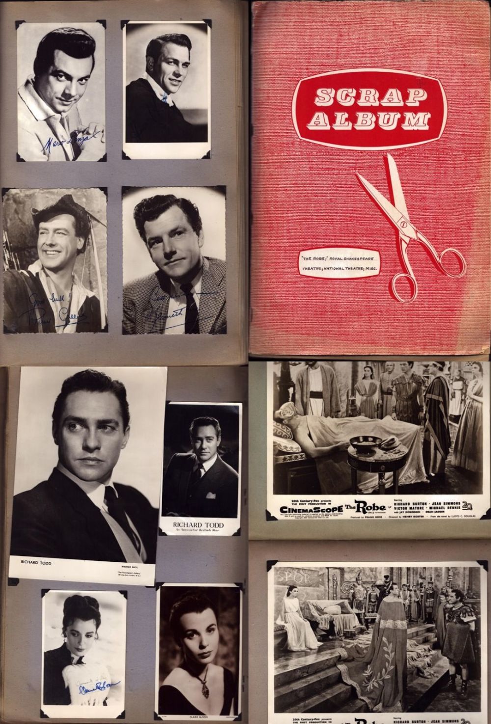 Lot 8: Stage and Screen Photo Album 14x10 inch in...