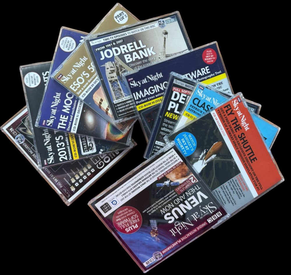 Lot 54: BBC Sky at Night CD-ROM Collection includes Venus...
