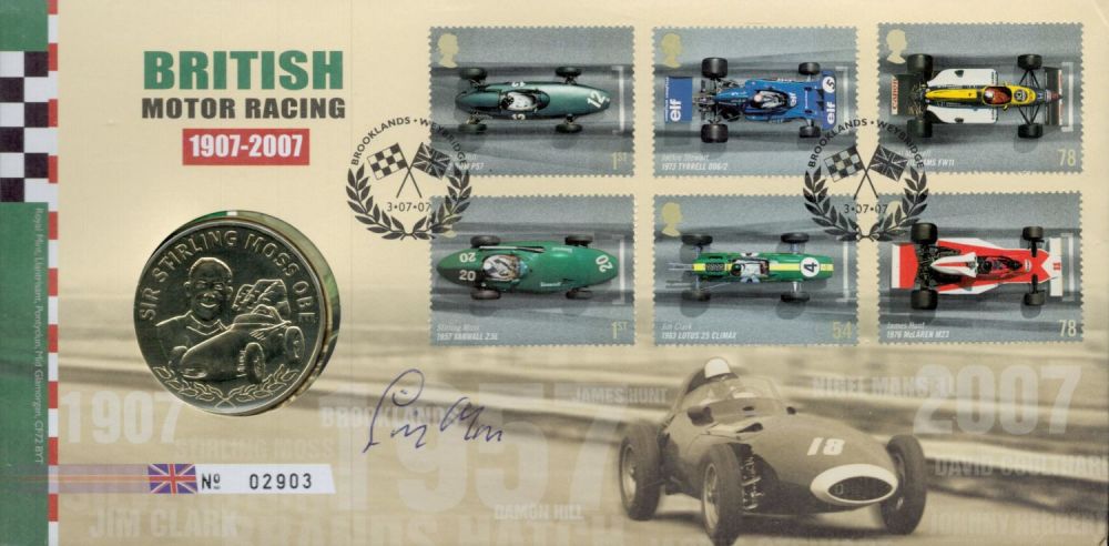 Lot 93: Stirling Moss (1929-1920), British Racing Driver. A British...