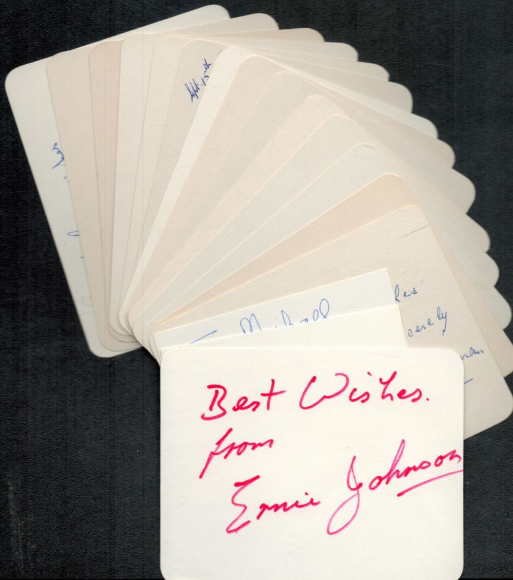 Lot 98: Horse Racing - Jockeys - Seventeen vintage signed...