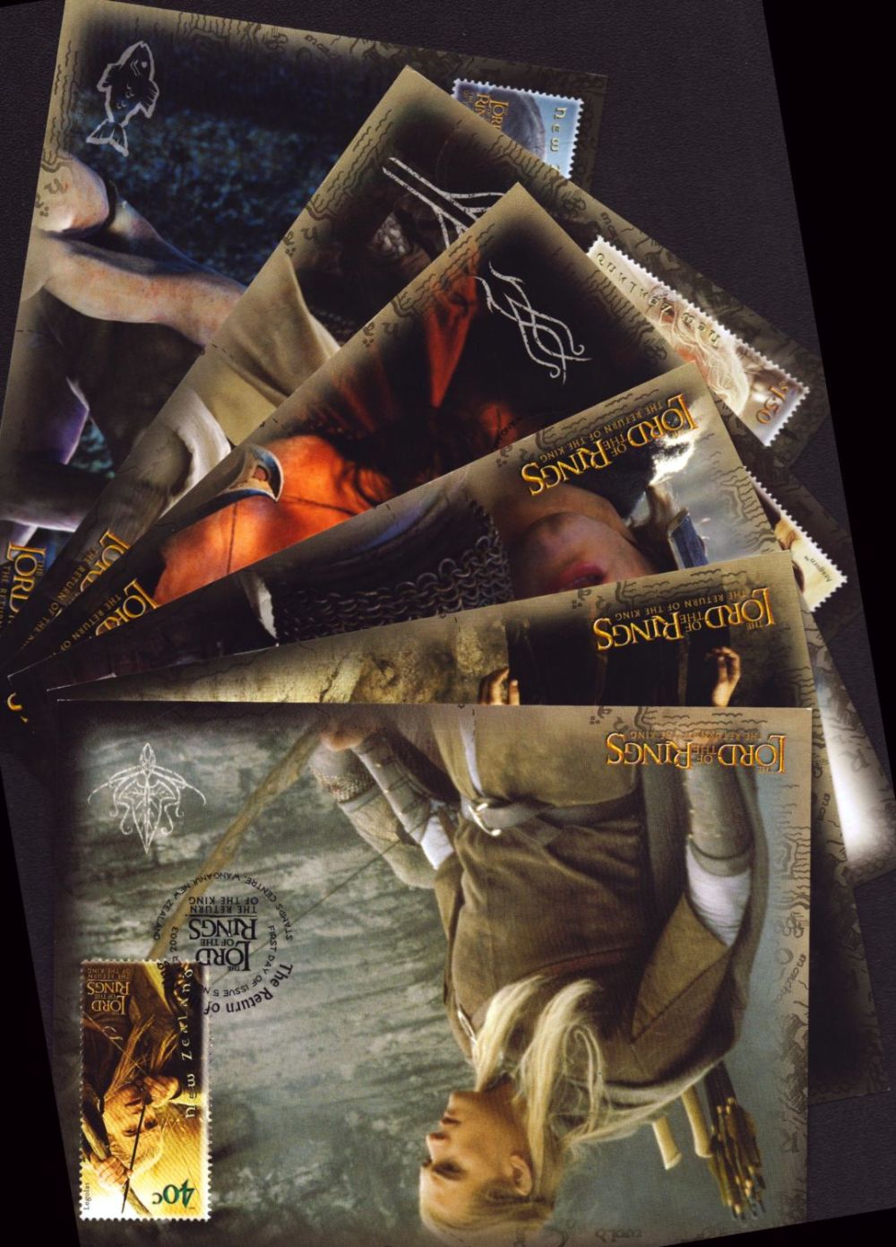 Lot 124: First Day of Issue Lord of The Rings....