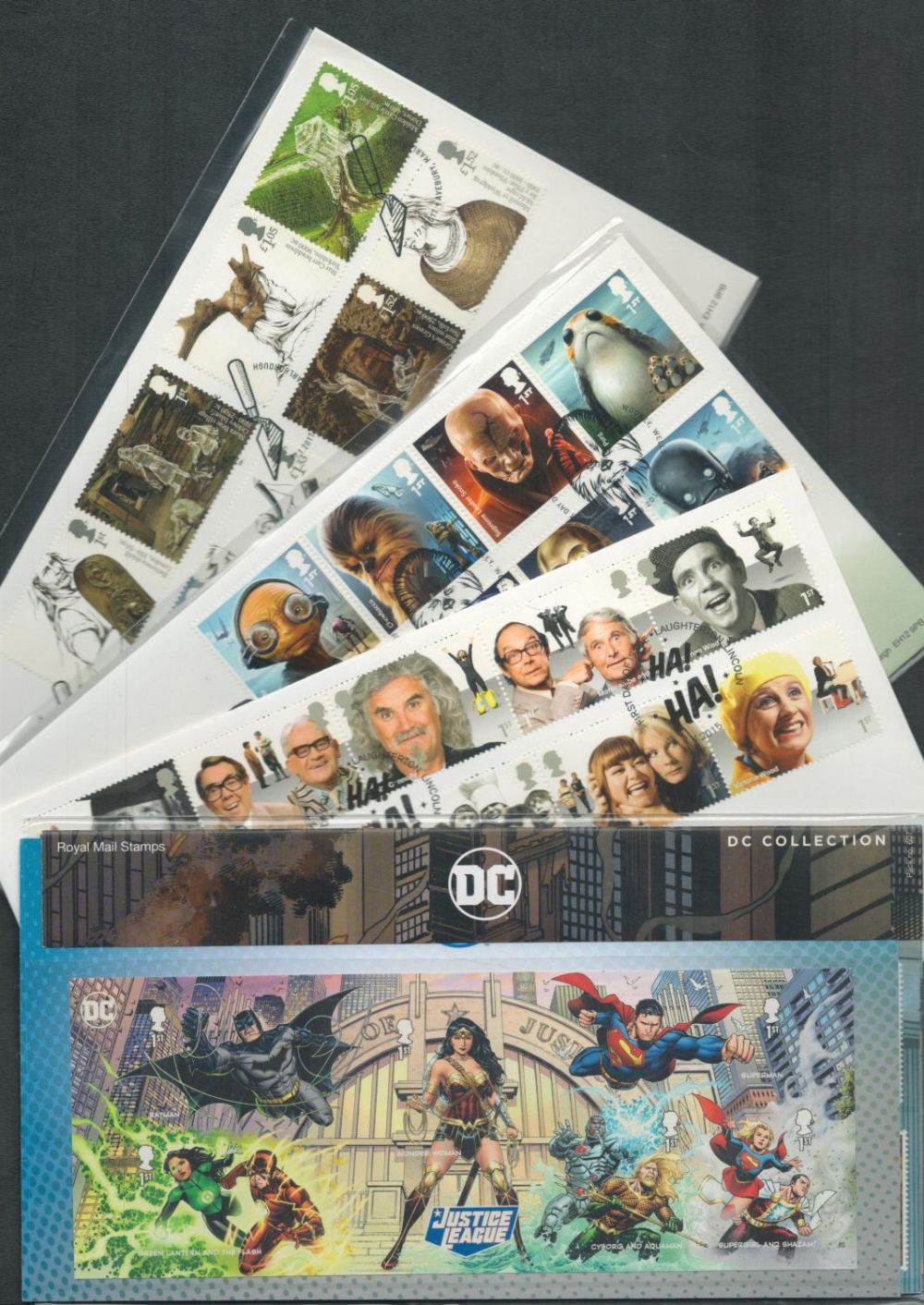 Lot 135: First Day Cover collection includes Comedy greats 2015,...