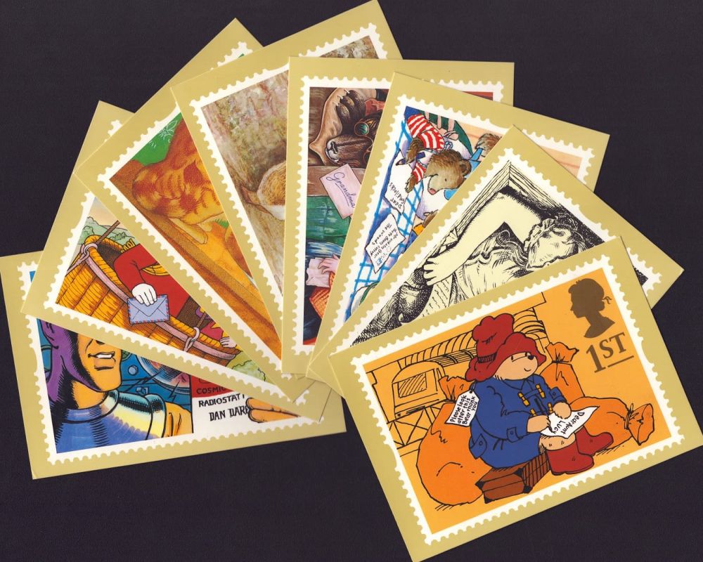 Lot 139: Post Card Collection Royal Mail includes Dan Dare...