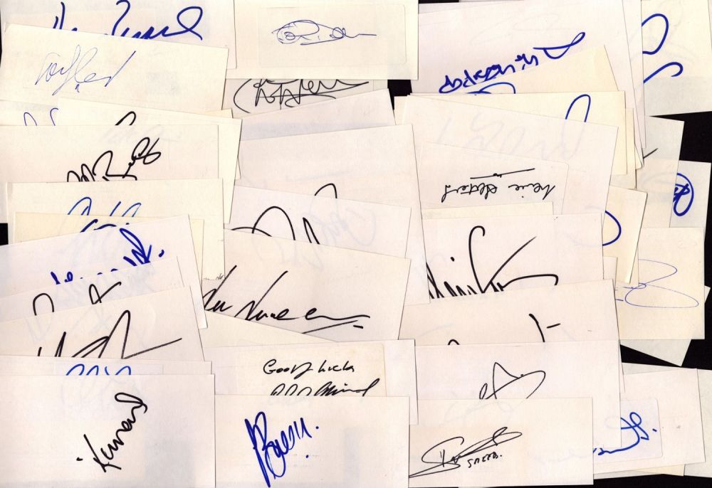 Lot 153: Sport Collection - Approx 50 signed cards of...