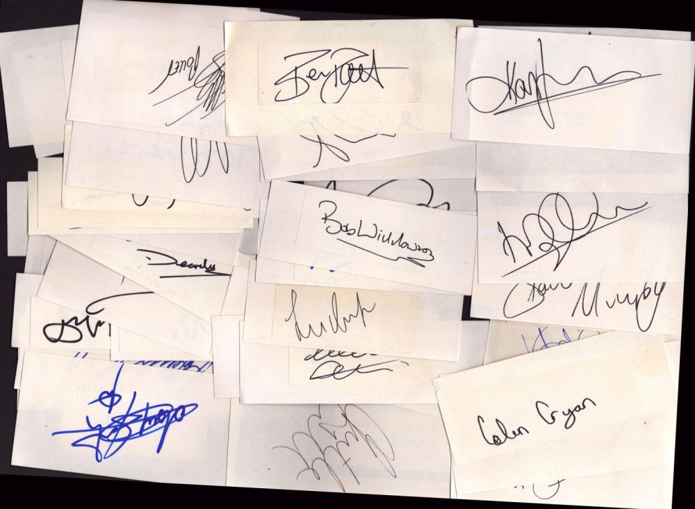 Lot 155: Sport Collection - Approx 50 signed cards of...