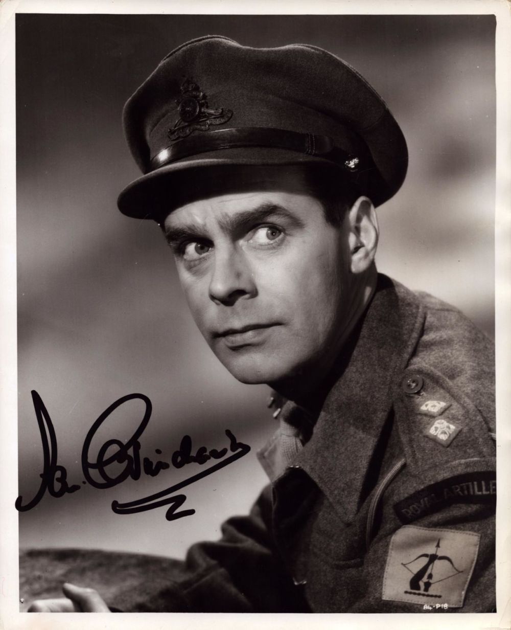 Lot 171: Ian Carmichael OBE signed 10x8 inch black and...