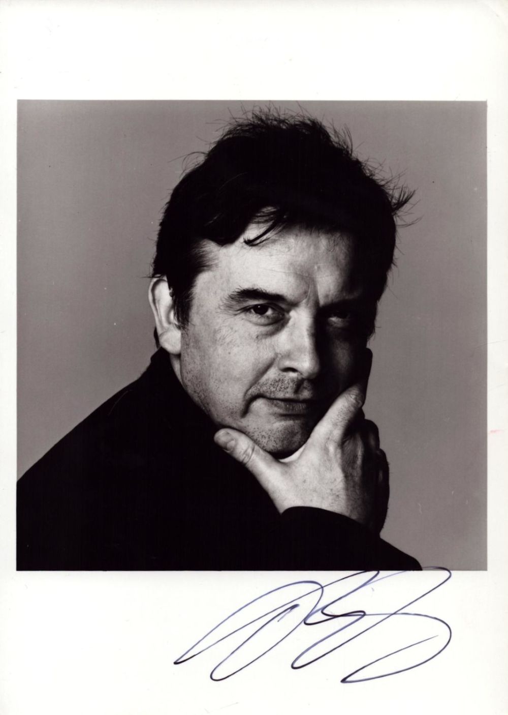 Lot 213: David Bailey CBE signed 7x5 inch black and...