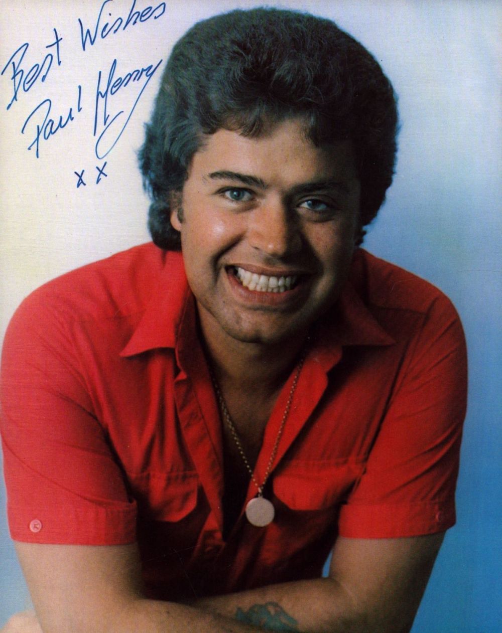 Lot 214: Paul Henry signed 8x6 inch colour photo. Good...