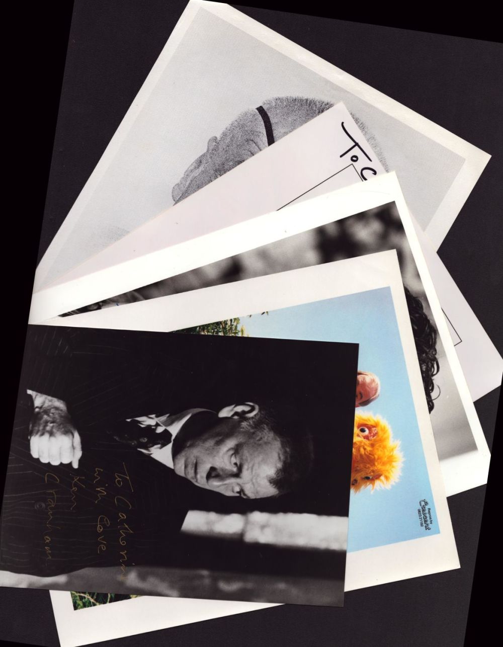 Lot 218: Entertainment Collection of 5 signed photos including legendary...