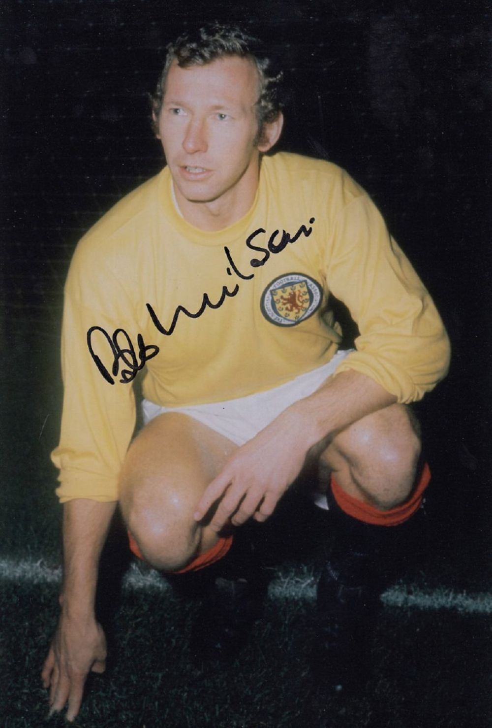 Lot 243: Football Autographed BOB WILSON 12 x 8 Photo...