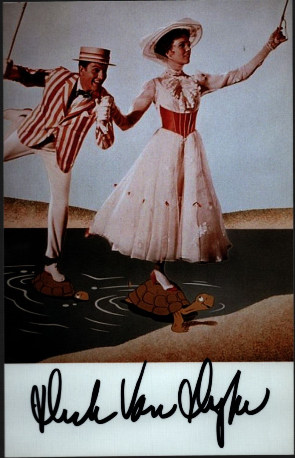 Lot 252: DICK VAN DYKE Actor signed 'Mary Poppins' Photo