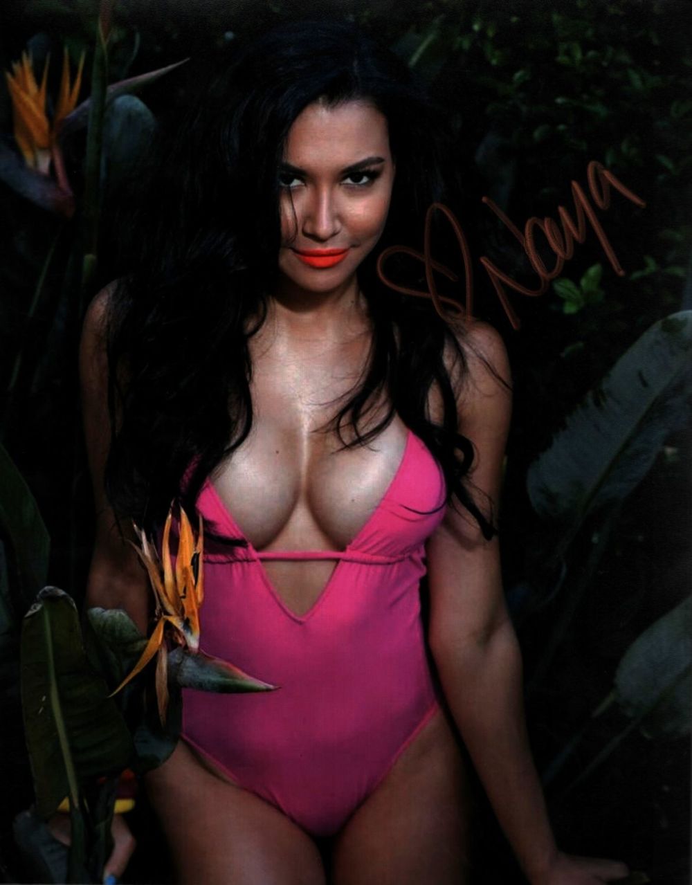 Lot 258: NAYA RIVERA signed 8x10 Photo. Good Condition. All...