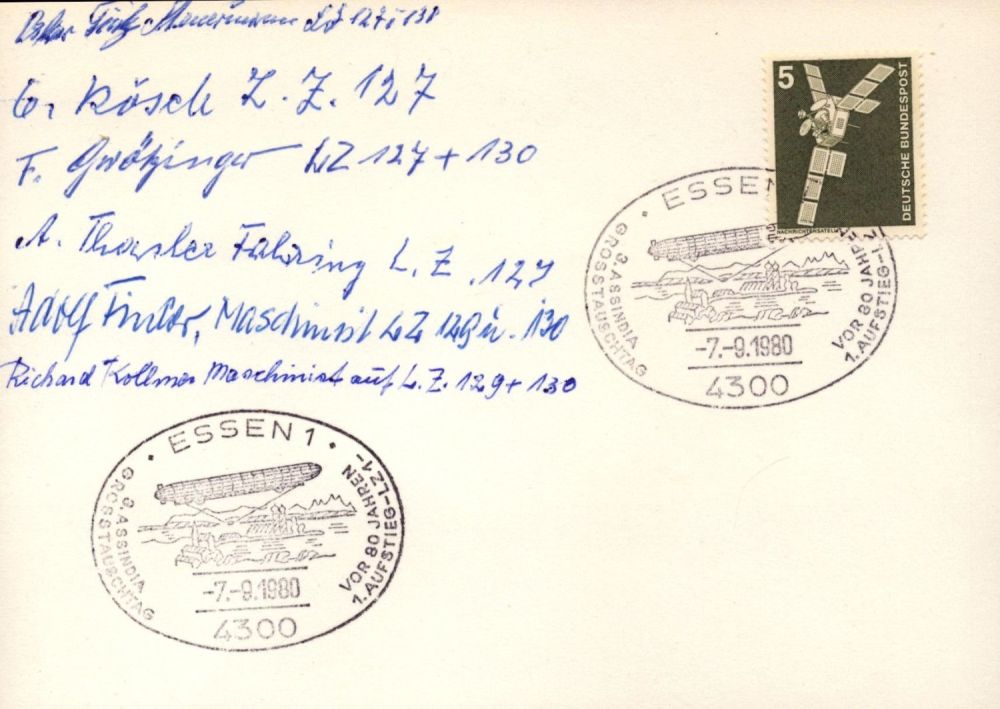 Lot 307: Multi-signed German postcard. May be good signatures with...