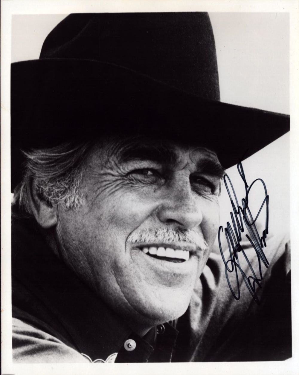 Lot 313: Howard Keel signed 10x8inch black and white photo....