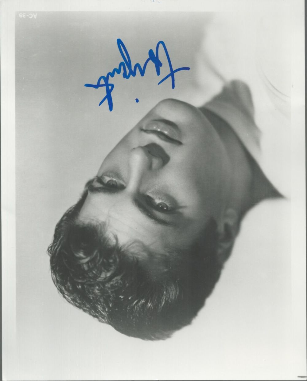 Lot 320: Tony Curtis signed 10x8inch black and white photo....