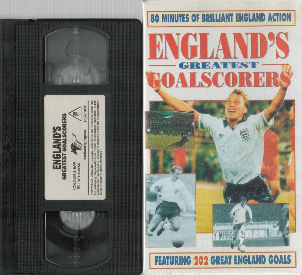 Lot 385: 80 Minutes of brilliant England action England's Greatest...