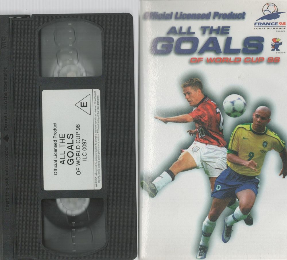 Lot 392: All The Goals of World Cup 98 VHS....