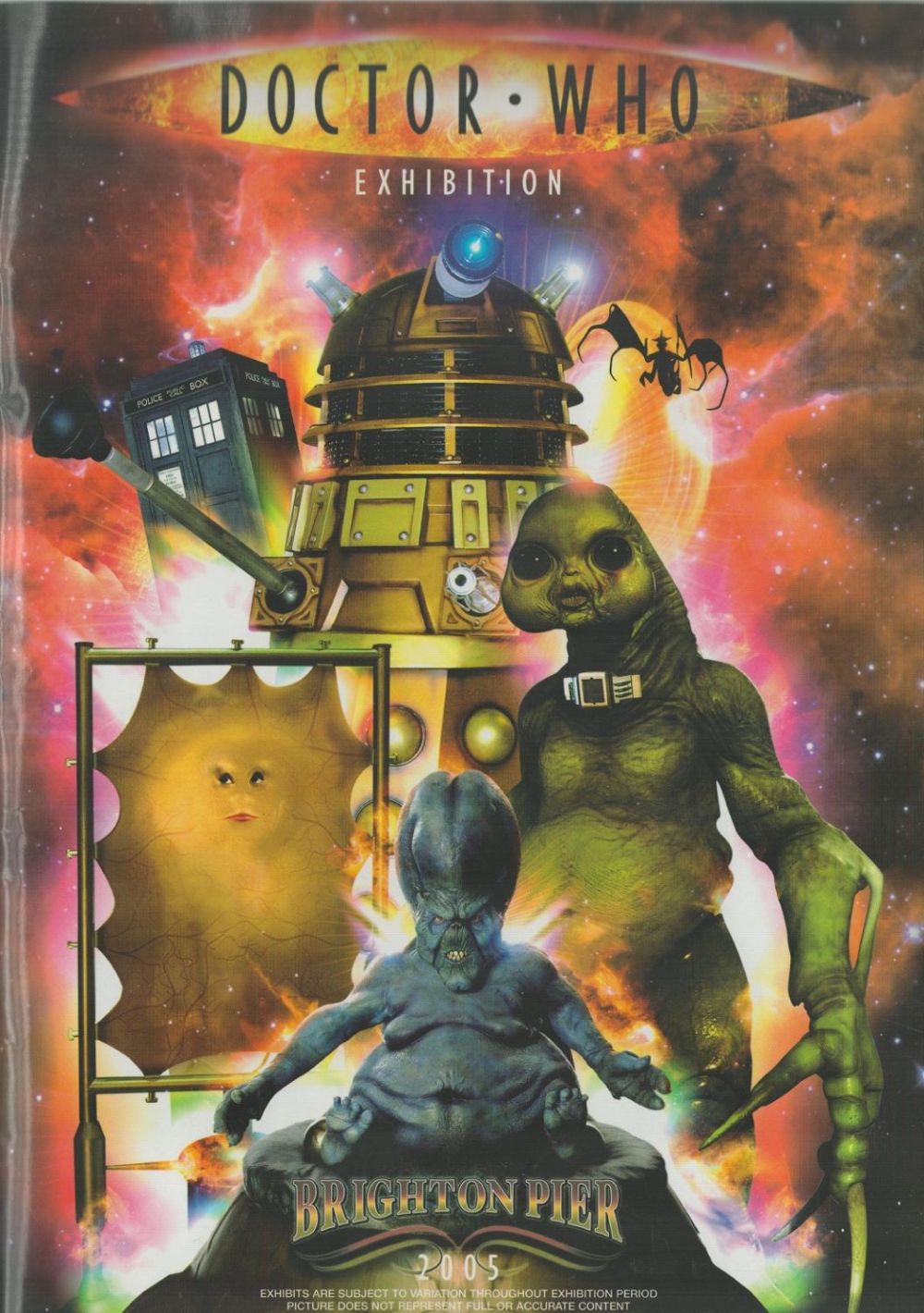 Lot 395: Doctor Who Exhibition booklet 2005. Unsigned. Good Condition....