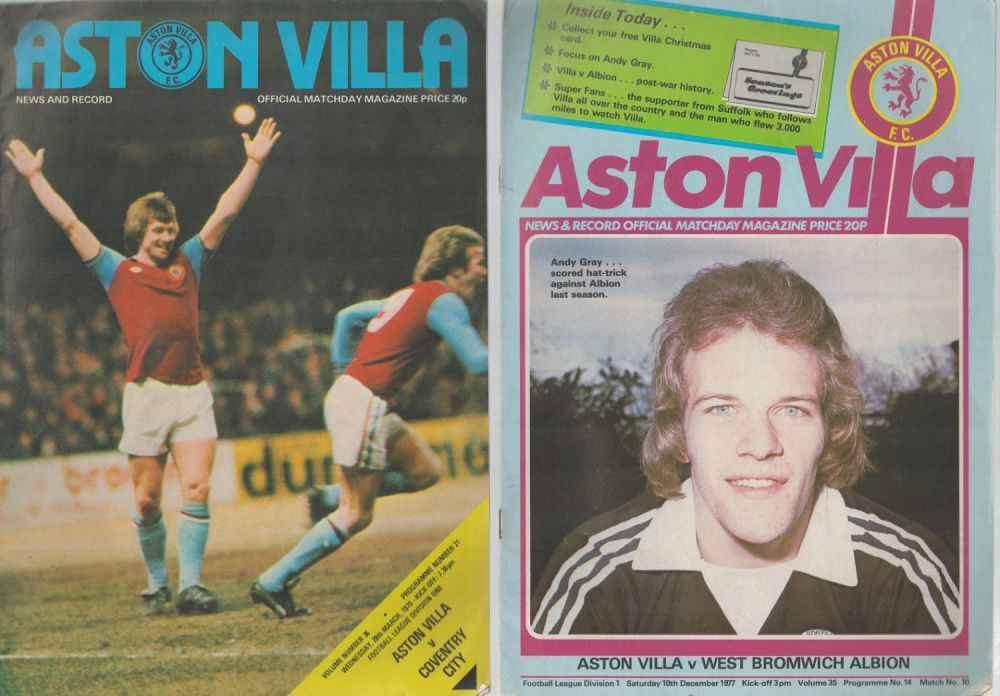 Lot 396: 2 Aston Villa news and record official matchday...